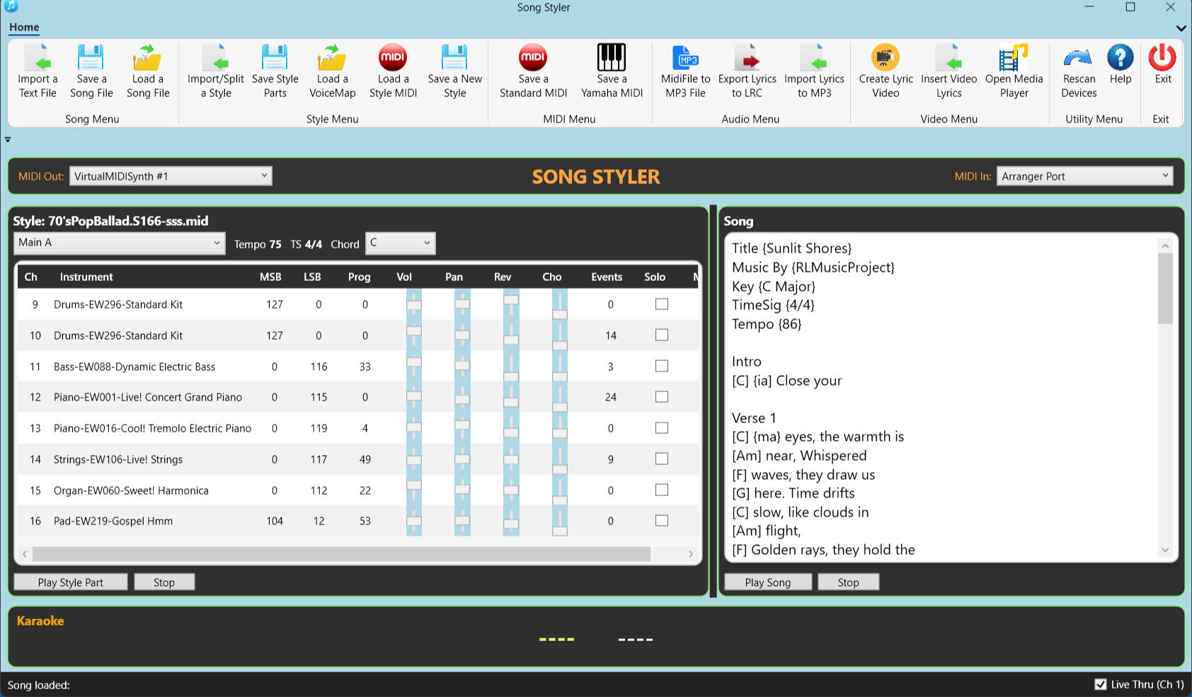 SongStyler